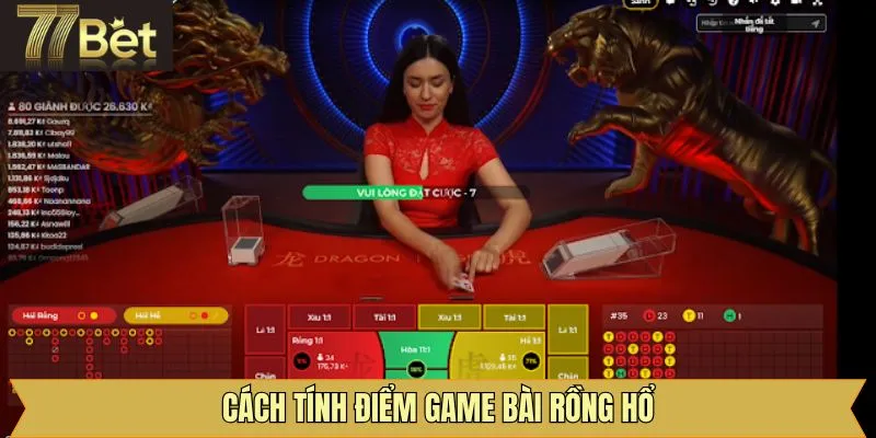 Cách tính điểm trong game bài Dragon Tiger