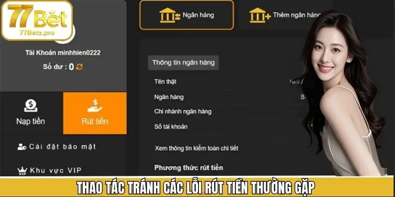 Thao tác giao dịch an toàn tránh sự cố Thao tác giao dịch an toàn tránh sự cố